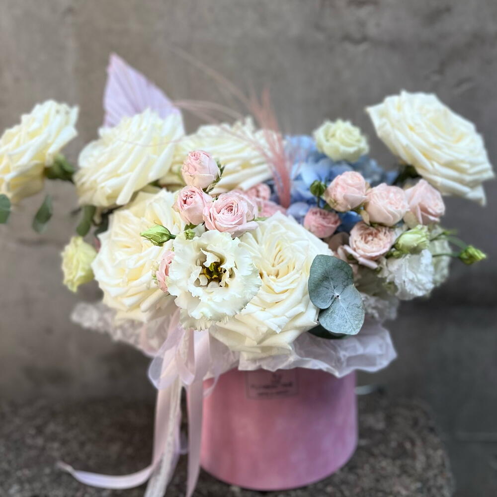 Цветы в коробке